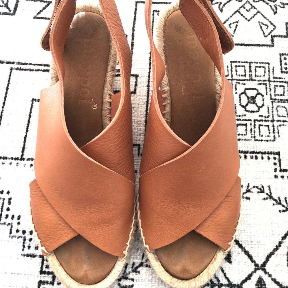 ‼️ Sale‼️ Maypol Tan Espadrille Wedges